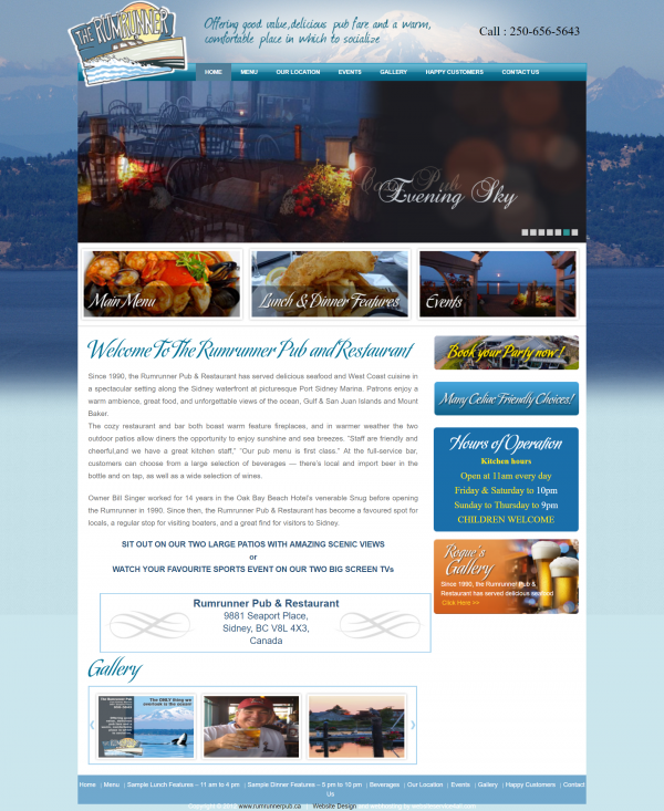 wordpress pub restaurant theme